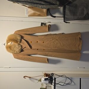 Lamb wool and cashmere coat